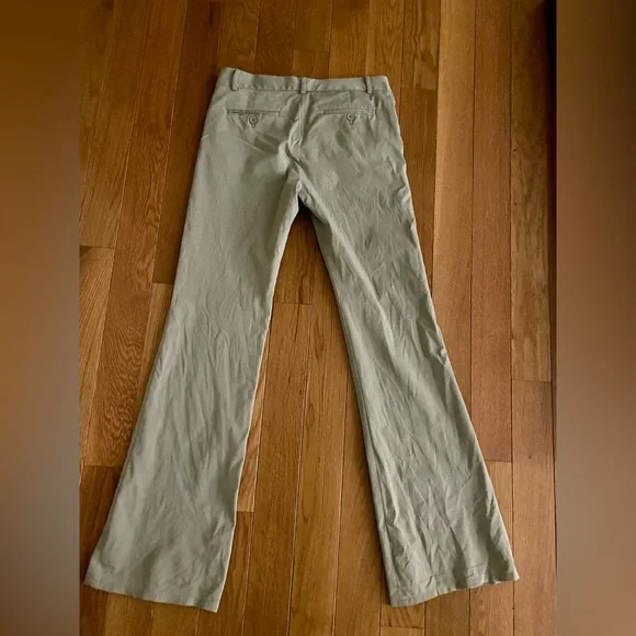 Moda International Light Tan Flare Pants - Picture 5 of 6